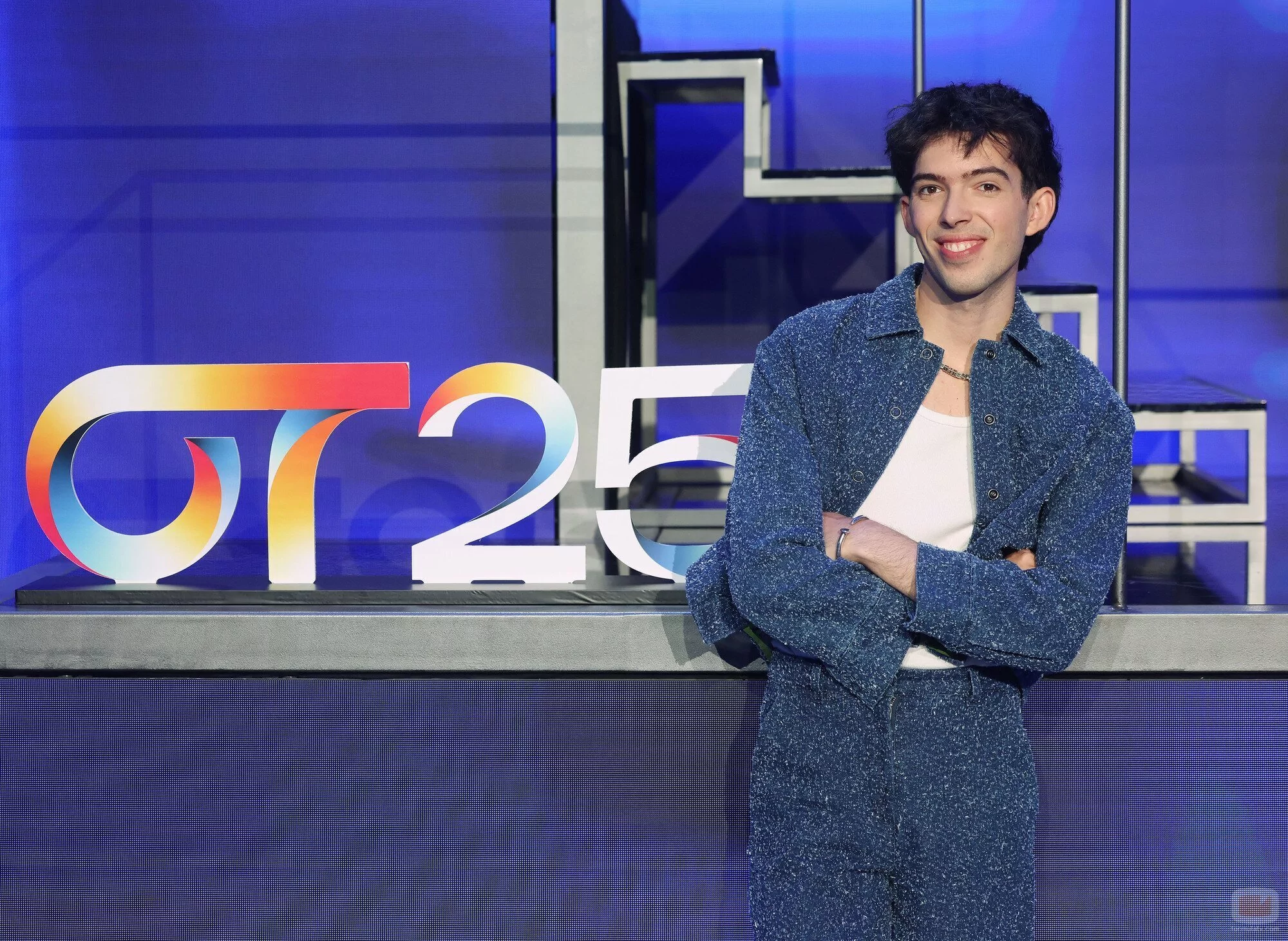 Pablo Lluch en el plató de Operación Triunfo 2025